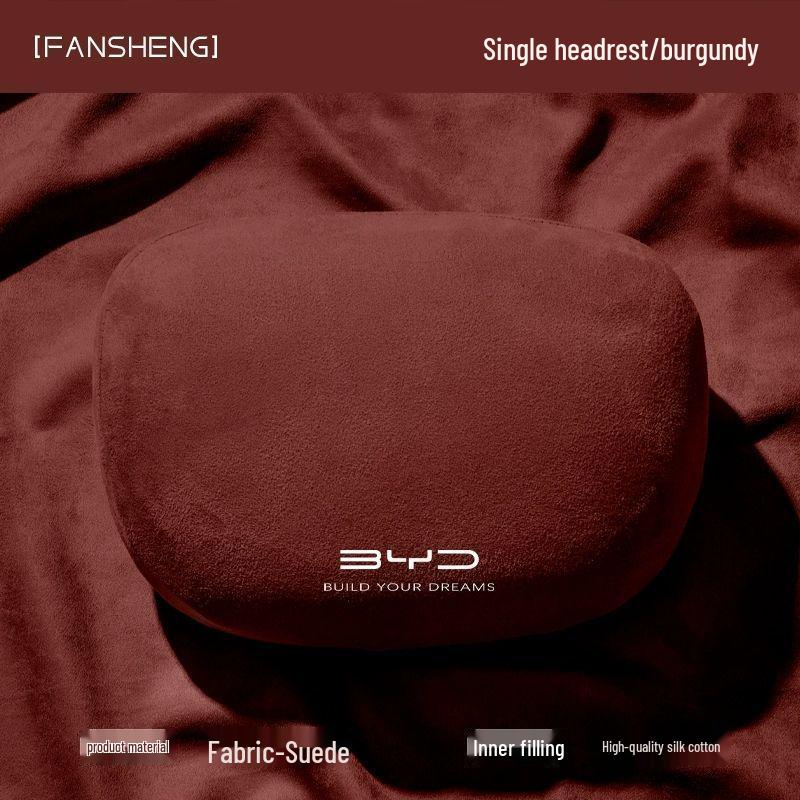 Neck Pillow for BYD Song Plus DM-i, Qin Plus, Tang, and Han EVs - Car Headrest Support