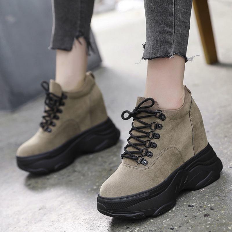 Fashion Shoes Women's Sneakers Summer 2025 Tennis Female Platform New Trainers Fashion Thick Sole Casual Wedge Autumn Super High Increas