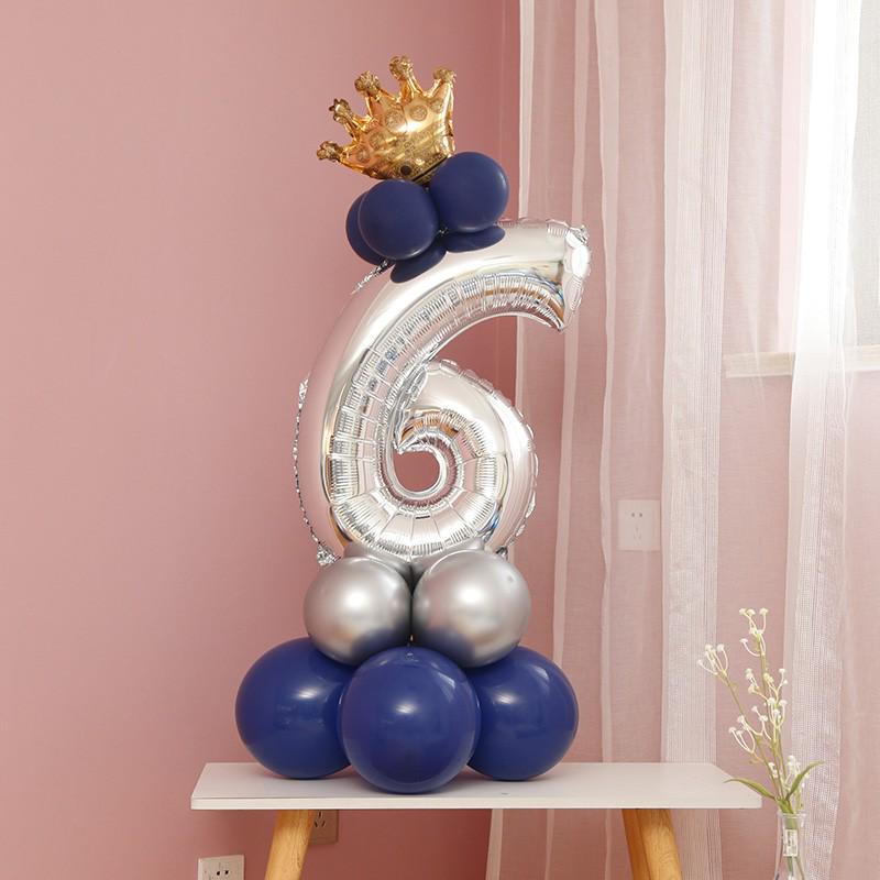 Złote Balony z Cyframi na Urodziny i Imprezy