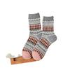 2024 Socks Medium Tube Thickened Retro Wind Wave Socks Average Size