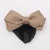 Korean Style Bow Flower Hair Net Bun Clip for Professional Work - HF315