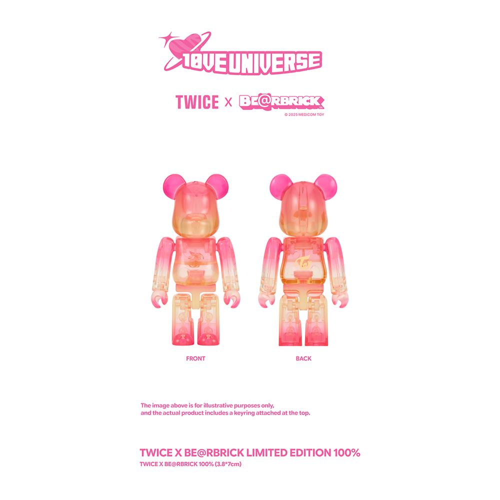 Twice TWICE X BE@RBRICK Limited Edition 100%