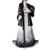 Autumn And Winter Chinese Song Dynasty Style Hanfu, Daily Velvet Embroidery Suit For Women