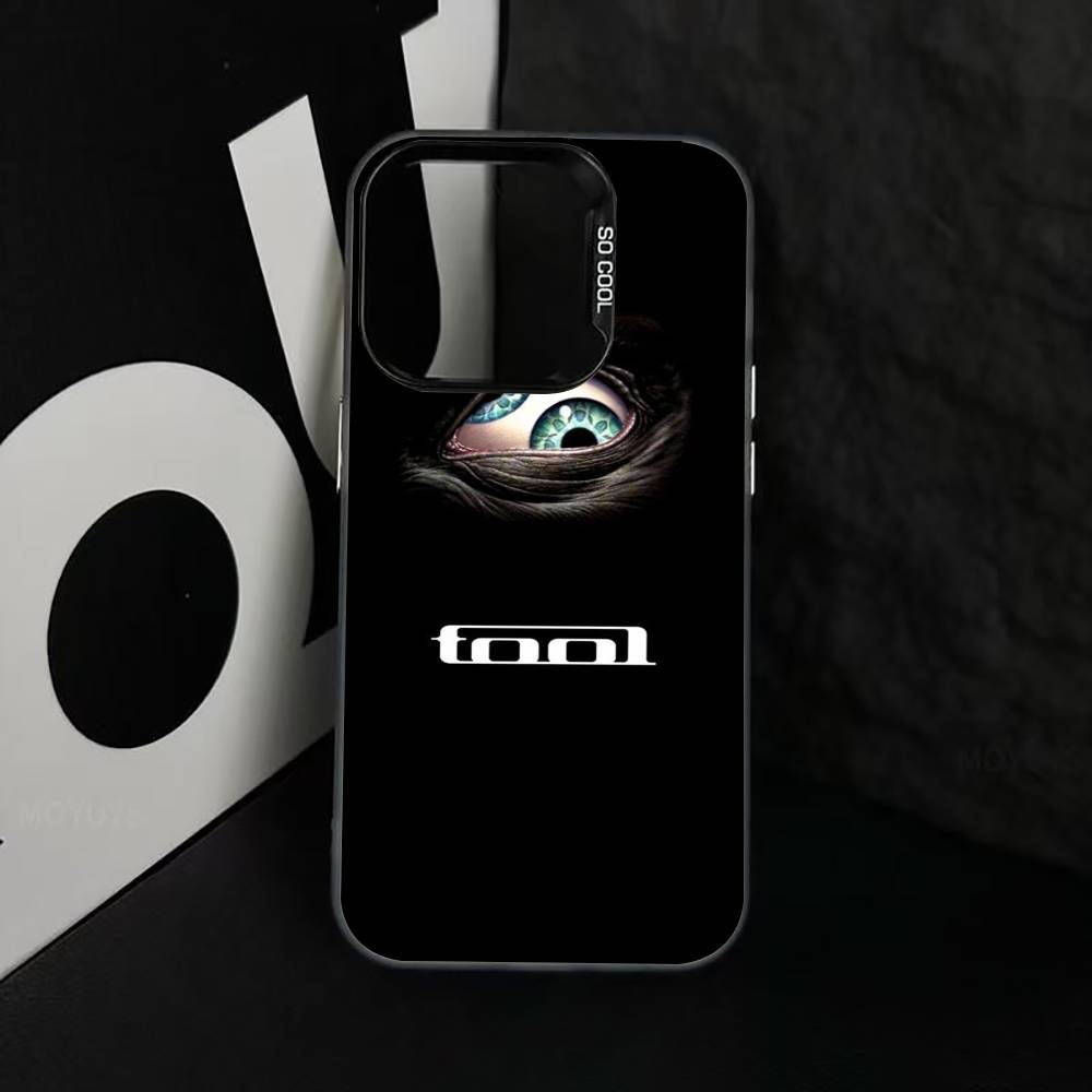 Music T-Tool B-Band R-Rock Phone Case For iPhone 17,16,15,14,13,12,11 Plus,Pro Max,XS,Colorful Silver Phone case Funda Cover