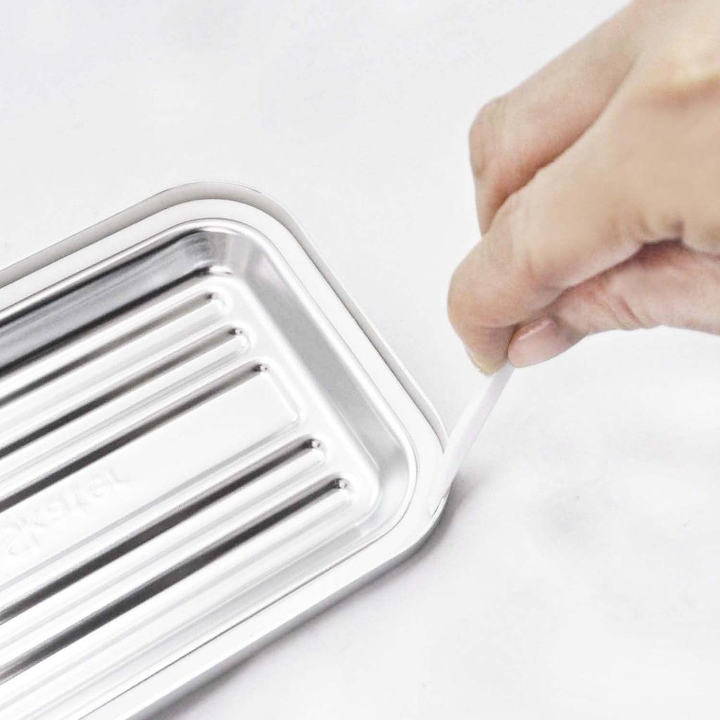 Skater Lunch Extra Large Softly For Box, Deep, 1200ml, Large, Capacity, Filled, Aluminum, Men, Silver, AFTD12-A