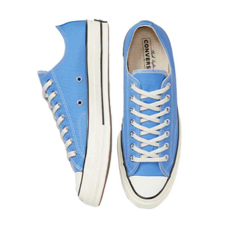 Converse 1970s Chuck Taylor All Star Low Top Casual Low-Top Espadrilles Unisex Blue