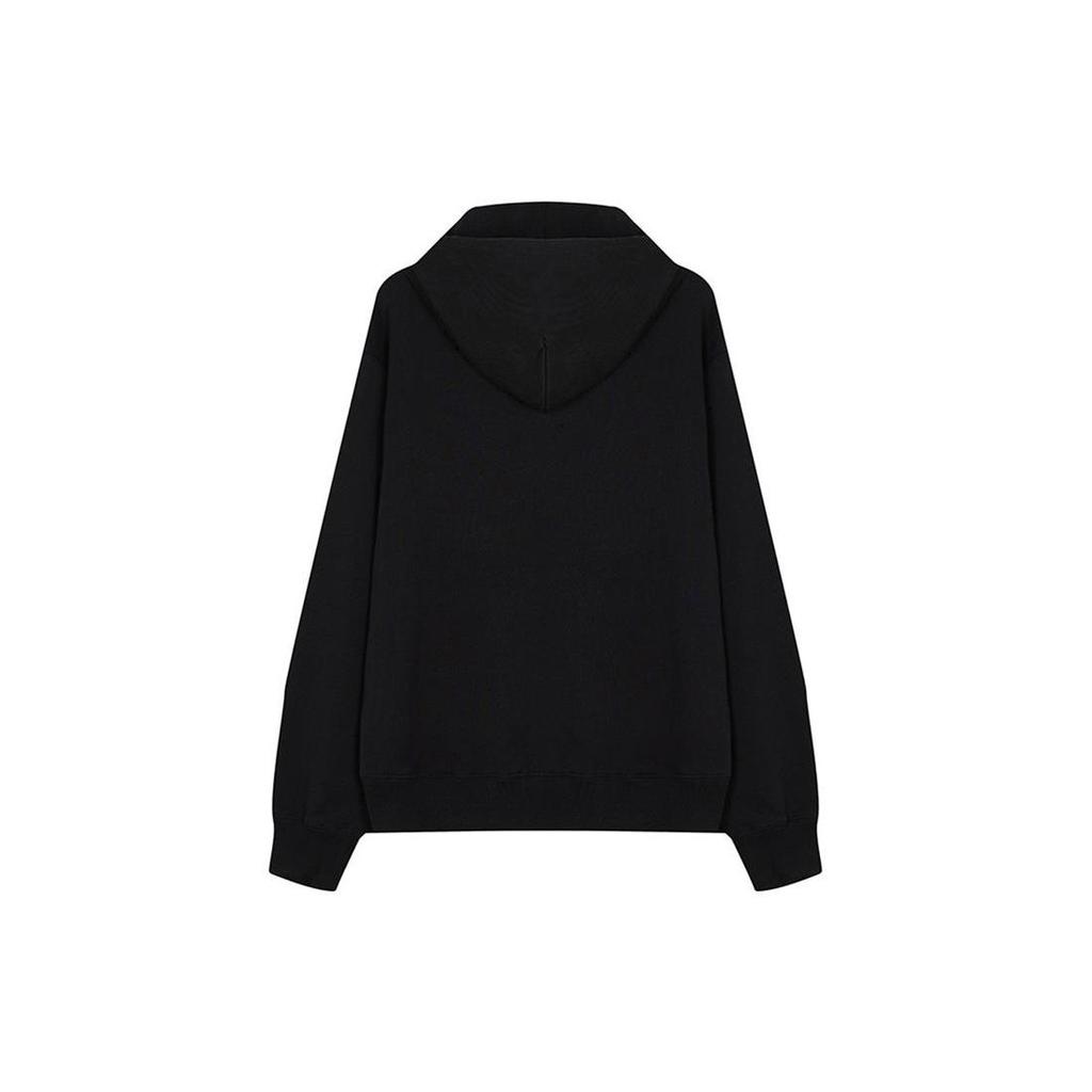 KENZO Sweatshirts Men's Black Hooded (Non-detachable) Moderate FB65SW3054MO-99