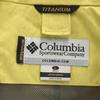 Columbia Vertical Glide Jacket L Yellow-green Mesh Lining Outdoor Men's Used