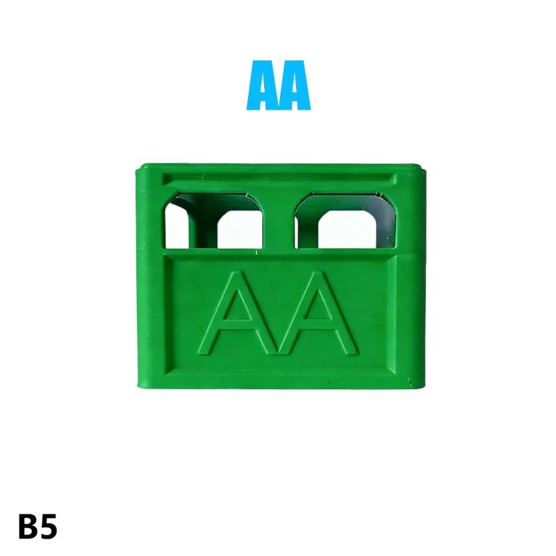 AAA/AA/9V/CR2032/CR2025 Batterie-Aufbewahrungsbox Stapelbarer Batterie-Organizer Dekorativer Batteriehalter, Aufbewahrungsbox für Zuhause, Büro
