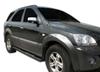 Rør Sidefottrinn - J&J Automotive - Kia Sorento 2002-2008 - 2 stk - Svart - Feste inkludert