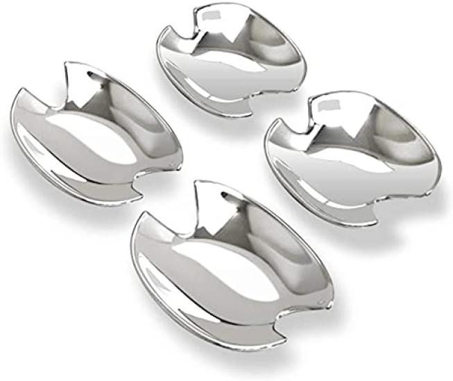 

Накладка на дверную ручку для Toyota Thor Накладка на чашу Отделка Украшение Тюнинг Защита из АБС-пластика Предотвращает царапины от ногтей Передняя задняя Хромированная Комплект