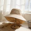 Wide Brim Kids Bucket Hat Neck Protection Sunscreen Hats New Fisherman Hat  for Children
