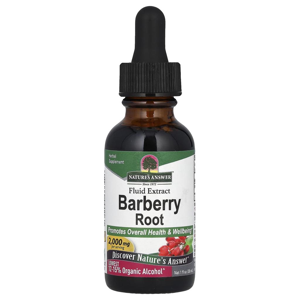 Nature's Answer Barberry Root, Liquid Extract, 2,000 Mg, 1 Fl Oz (30 Ml)