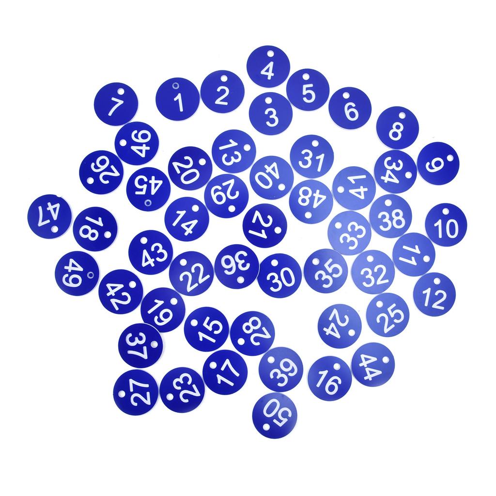 50 STÜCK Nummeriertes Etikett Nummerierter Anhänger für Nutztierhaltung Bienenzucht Tierhaltung Zuchtbedarf