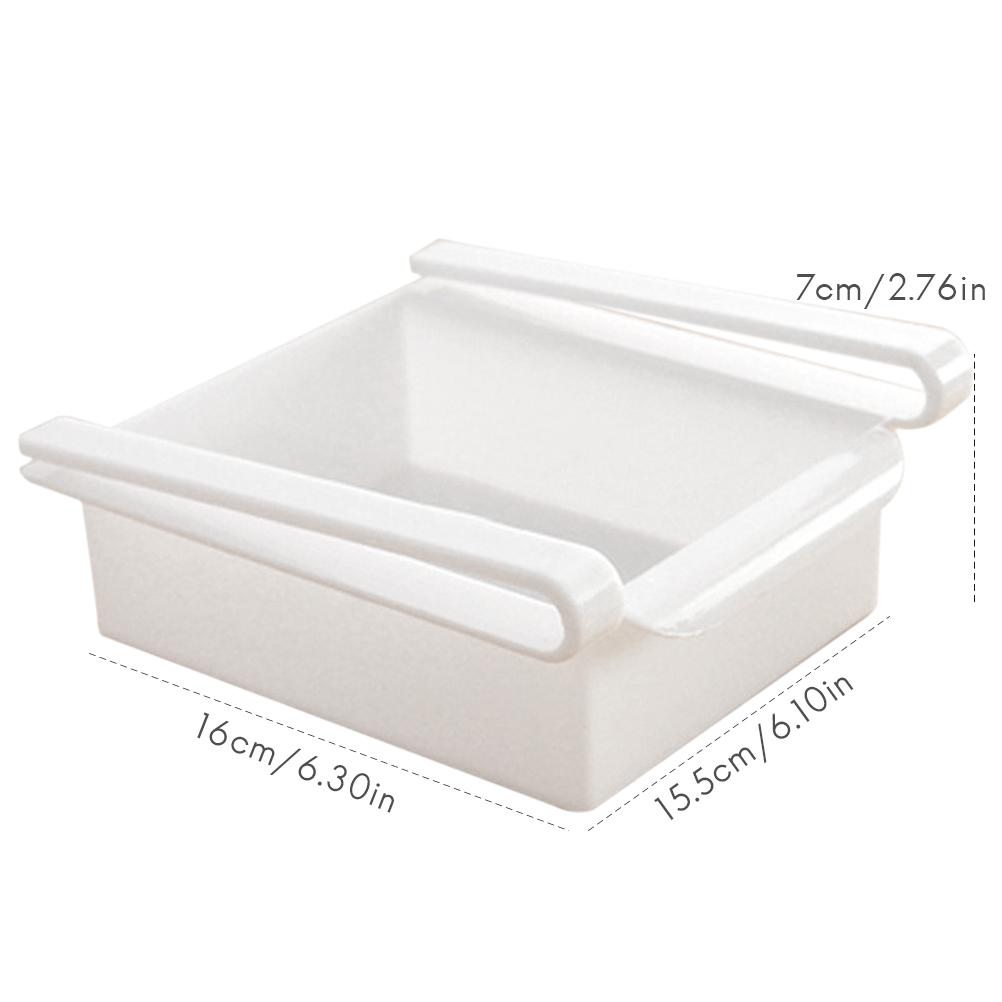 Выдвижной кухонный холодильник морозильник органайзер для экономии места кухонная выдвижная полка для хранения полка держатель ящик белый