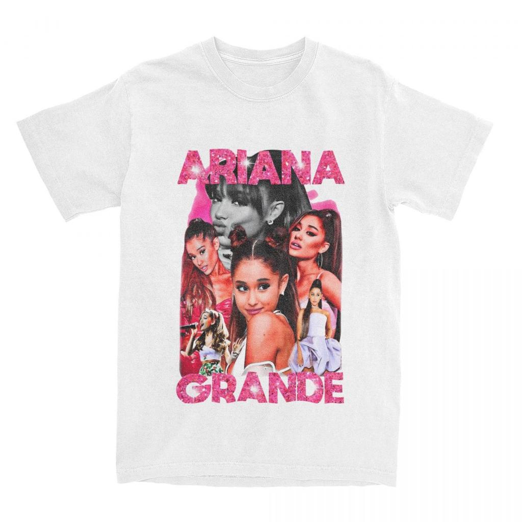 Ledig Ariana Singer 2024 T-shirt Herr O-hals Ren Bomull T-shirts Kortärmade T-shirts Presentidé Kläder
