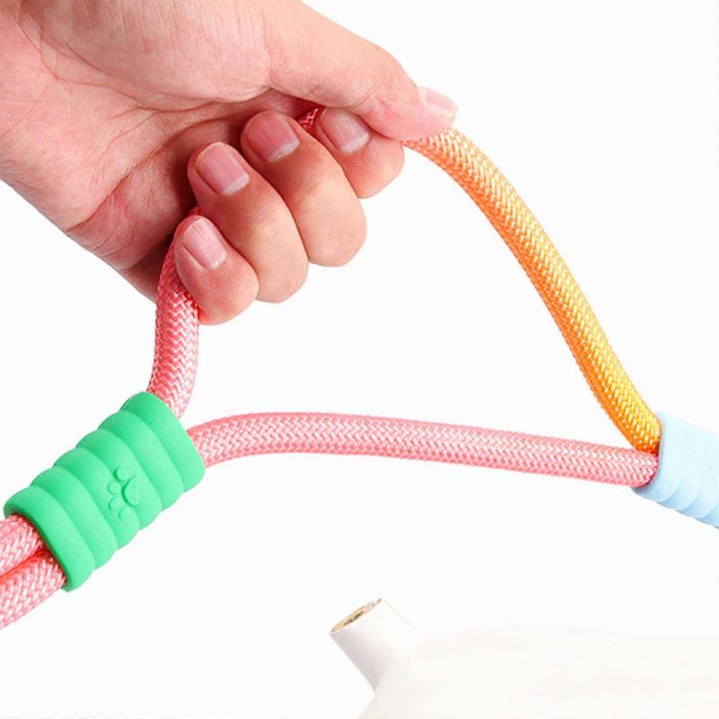 Hundeleine zum Training Bunte Crossbody-Leine, Verstellbare Lange Leine Crossbody-Seil Bunte Leine