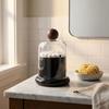 Clear Dome Lid Swab Toothpick Holder Retro Toothpick Storage Box Dental Floss Case  Living Room