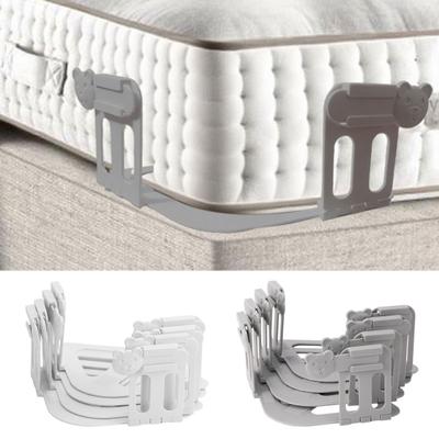 4Pcs Bear Bed Sheet Holder with Lock Strip Bedsheet Corner Fastener Keep Sheets Tight All Mattress Size Fitted Sheet Fixing Clip Keeper