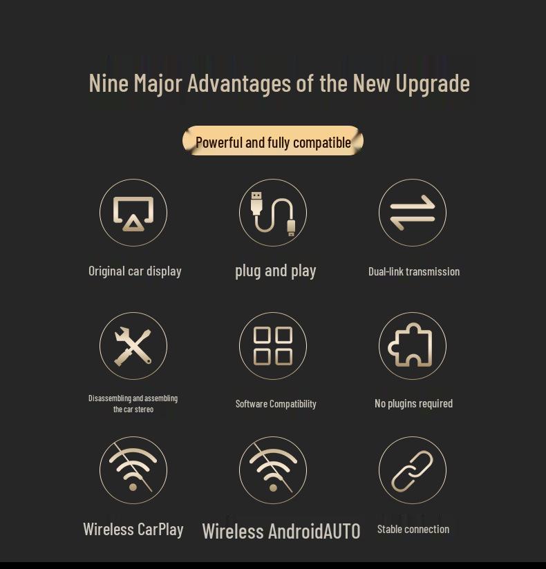 Wireless CarPlay Adapter: Convert Wired To Wireless for Android Car Systems