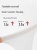 Breathable Summer Cotton Socks for Students - Loose Cuff, Antibacterial & Sweat-Absorbing
