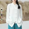 Damen Retro Strickjacke, Tai Chi Hemd, Tang Hemd, Oberteil im chinesischen Stil