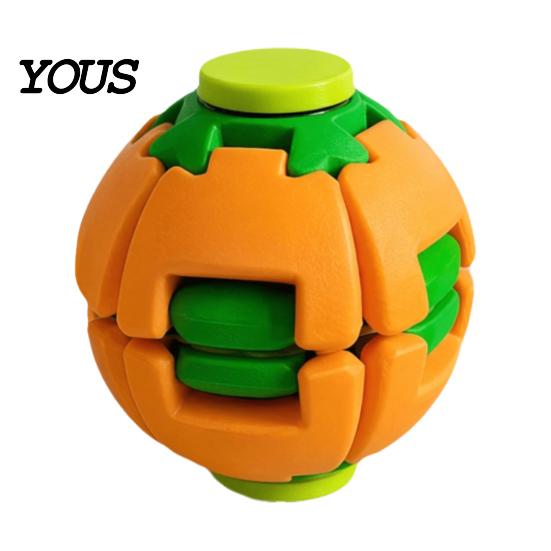 Press Rotating Ball 1/2Pcs 3D Printed Ball, Stress Relief Fidget Spinner Anti-anxiety Hand Toy for Kids Adults, Quiet Spinning Toy, 1pc