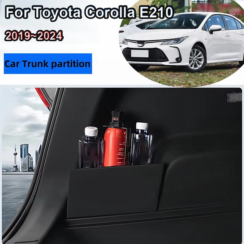 Auto Interior Accessories for Toyota Corolla E210 ~2024   Car Trunk Storage Side Partition Multifunction Storage Box