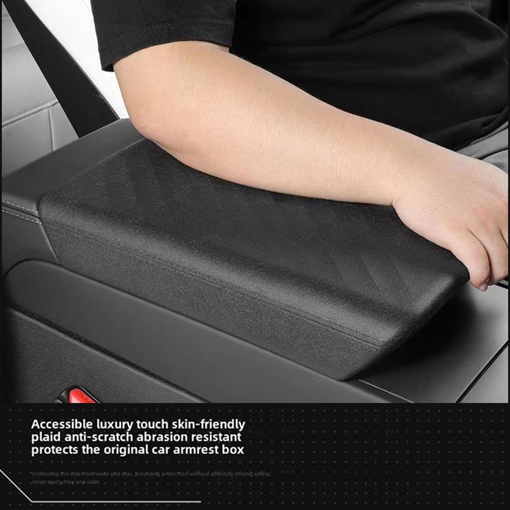 Central Armrest Protective Cover for Tesla Model Y Juniper Launch 2025 Soft TPE Anti-Scratch Case Center Lid Accessories J3J7