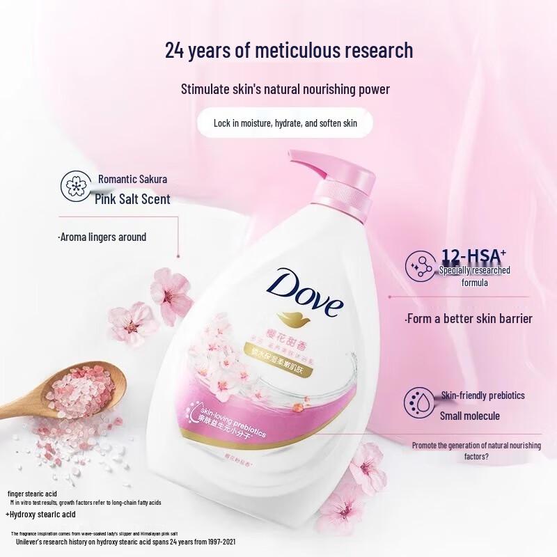 Dove Nourishing Cherry Blossom Shower Gel 1kg