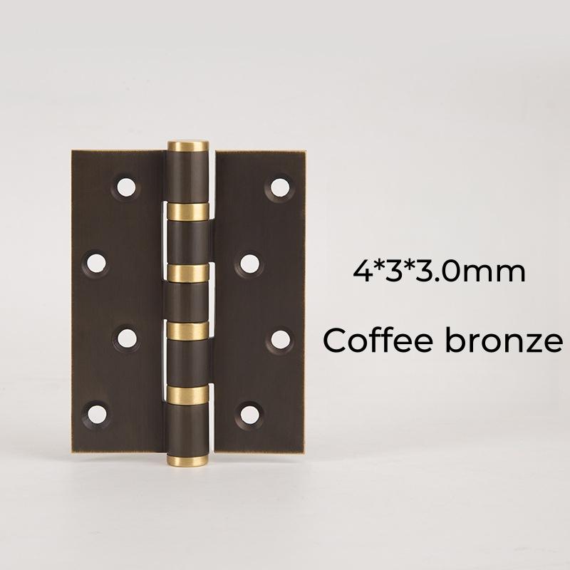 Solid Brass Butt Hinge 4 Inch Door Hinge 5 Inch Heavy Duty Hinge Quiet Bearing Hinge Antique Thick Hinge