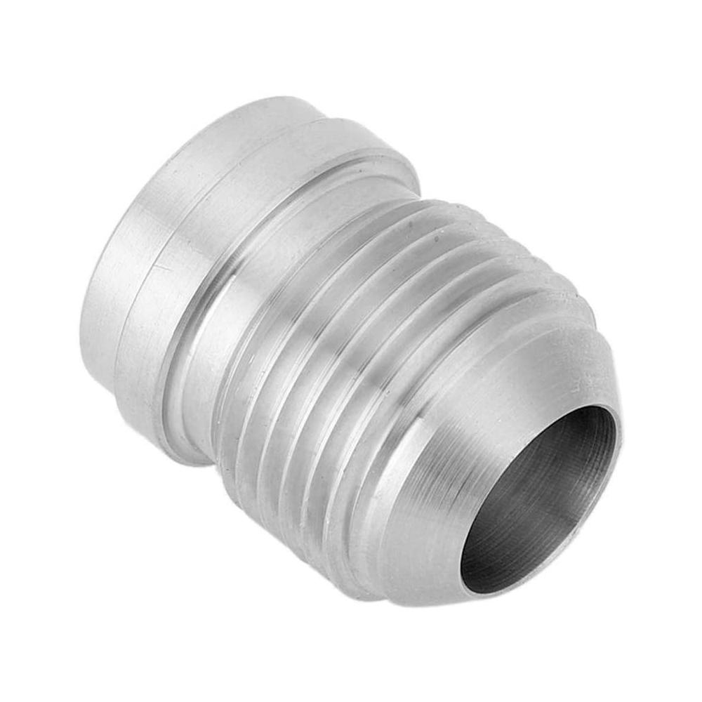 Raccord de tuyau nitreux en aluminium AN6 AN8 AN10 AN12 AN16 AN20 Adaptateur de raccord à souder mâle droit à billette mâle Bouchon à souder