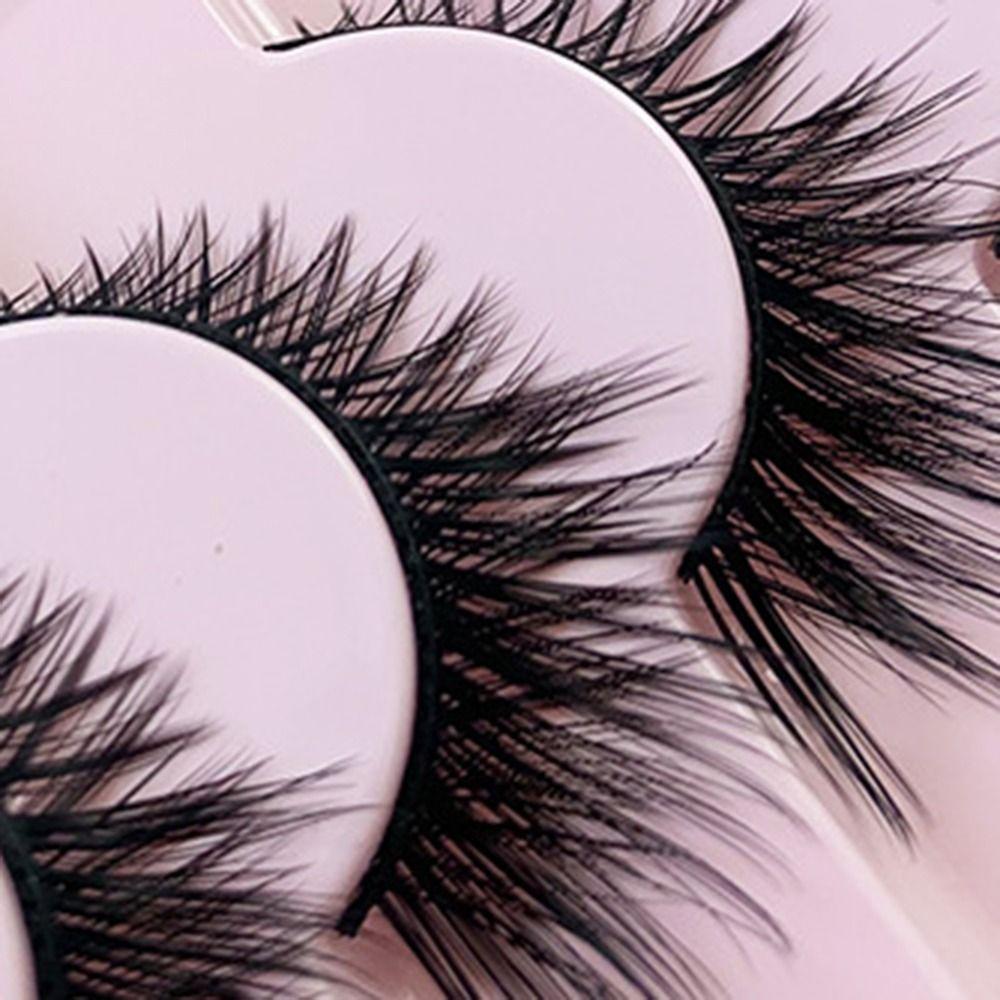 Lashes Extension Diagonal Fly Fake Lashes Eye Tail Lengthening 3D Faux Mink Lashes Makeup Supplies