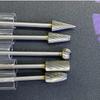 5pcs 100mm Long Rotary Burrs Set 3x6mm Solid Carbide Single Cut Tool Bits