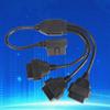 Automotive OBD2 Verlängerung Kabel L Shaped OBD2 Adapter Kabel OBD2 L Form Splitter Kabel Erweitern Sie Ihre OBD2 Port zu Drei