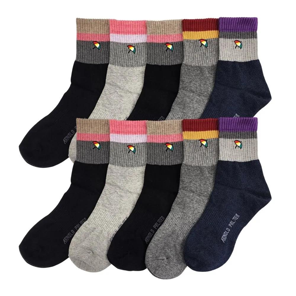 Arnold Palmer Women s Casual Socks Pretty Casual Fashion Ring Socks 10-Pair Set Gift for Mom LP Medium Color Mixed 10-Piece Set