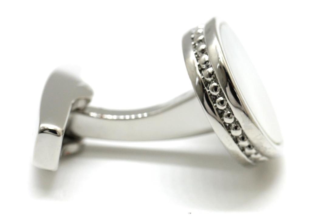 Simon Carter Edward Cufflinks (Mother-of-Pearl)