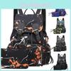 Stilvoller Und Verschleißfester Damen-Nylon-Graffiti-Rucksack Mit Weichem Material