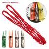 Weave Water Cup Mesh Bag Hand Woven Pouch Visible Bag  For Sport Camping Accessories