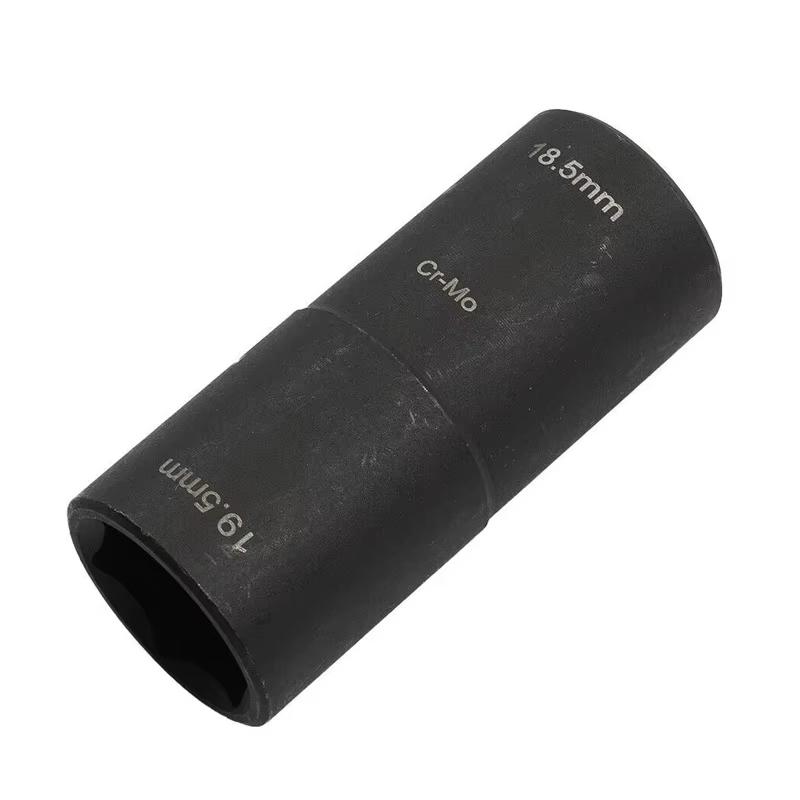 1/2pcs Double Ended Damaged Wheel Nut Cap Removal Impact Socket Tool Tire Sleeve Tool 18.5mm & 19.5mm For Ford