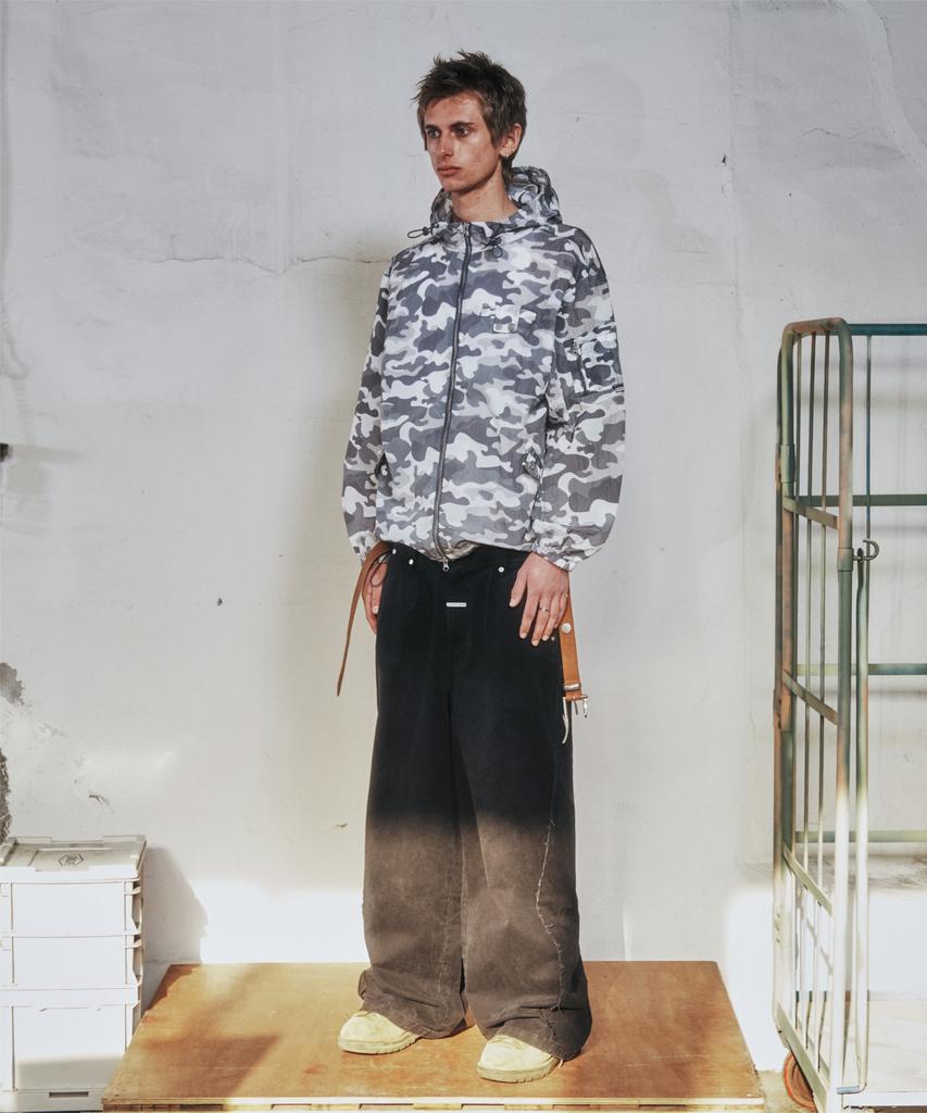 THEVINYLHOUSE Sag Wide Belted Pants Black