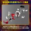 Bandai SPIRITS Postavička Standardní Kamen Rider Wizard Styl plamene Barevně kódovaný plastový model 2621758