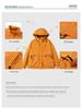 Huang Yimei Damen Wasserdichte Gewebte Windjacke: 2025 Frühling/Herbst 3-in-1 Outdoor-Bergsteigeranzug.