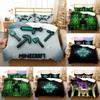 Minecraft Bedding Set With Cotton Fabric And Active Dye For 20m Bed Decor Gift