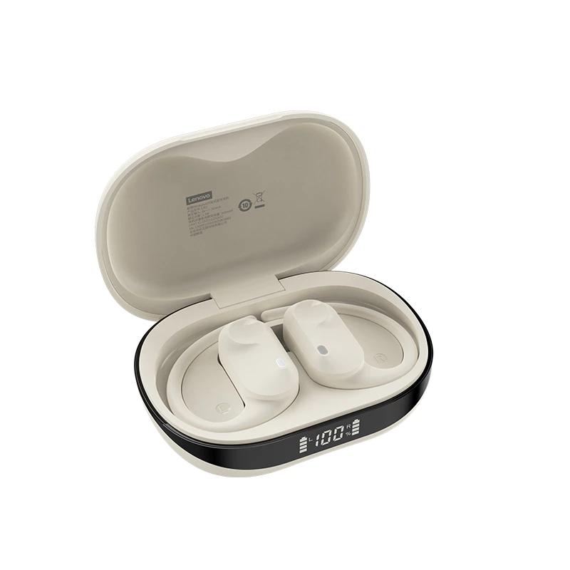 

Lenovo LK2 Open Ear Wireless Headphones Bluetooth 5.4 Ear Hook Headsets Long Battery Life Sport Earphones бежевый