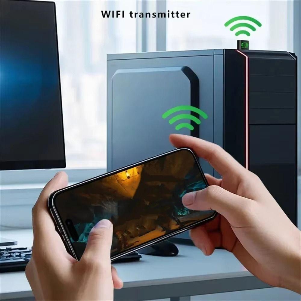 Network Card Wifi Network Adapter AX900 WiFi Receiver WLAN Dongle for Bluetooth Speaker/Earphones