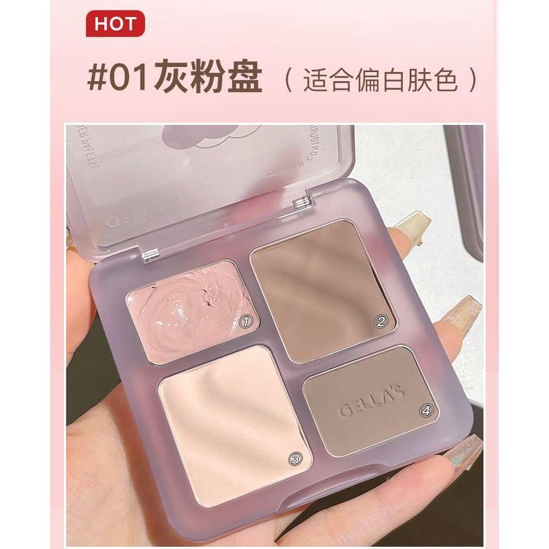 GELLA'S - Paleta de Contorno para Artista - 3 Cores