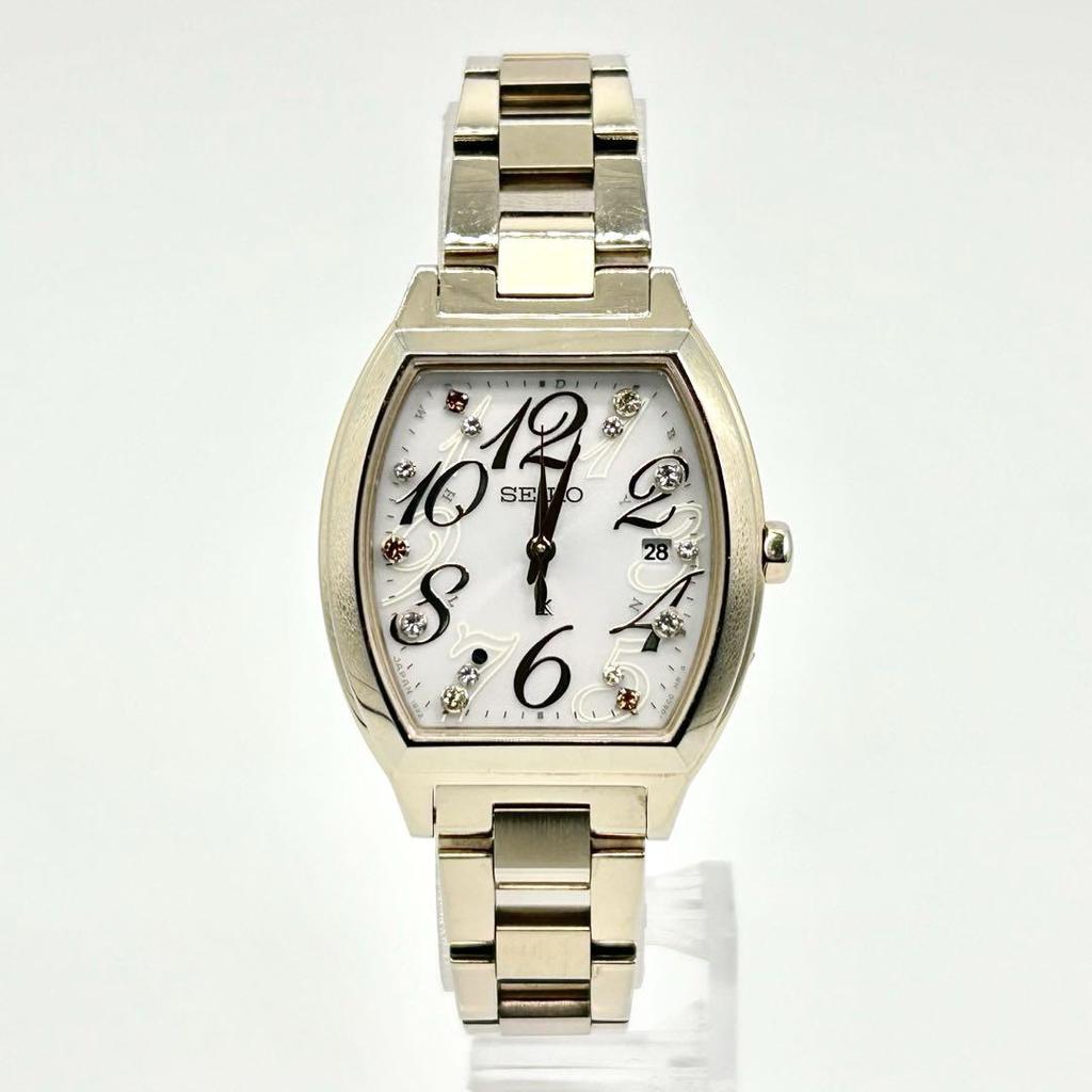 [USED] SEIKO lk Limited Edition 1B22-0BB0 Solar Radio-Controlled Wristwatch