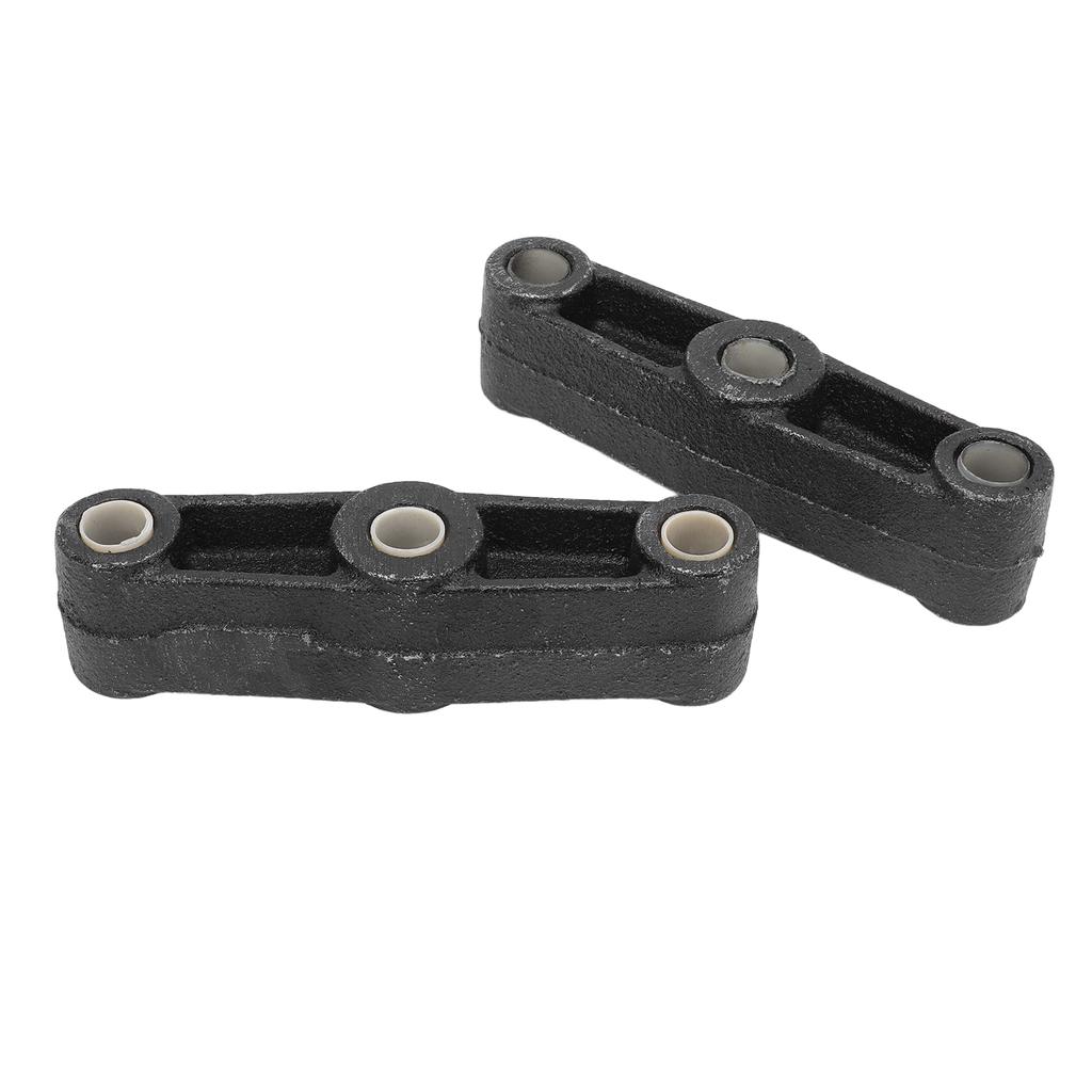 2PCS 5 12in Straight Leaf Spring Equalizer Bar Cast Iron EQ R2 for Trailer Axle Double Eye Style