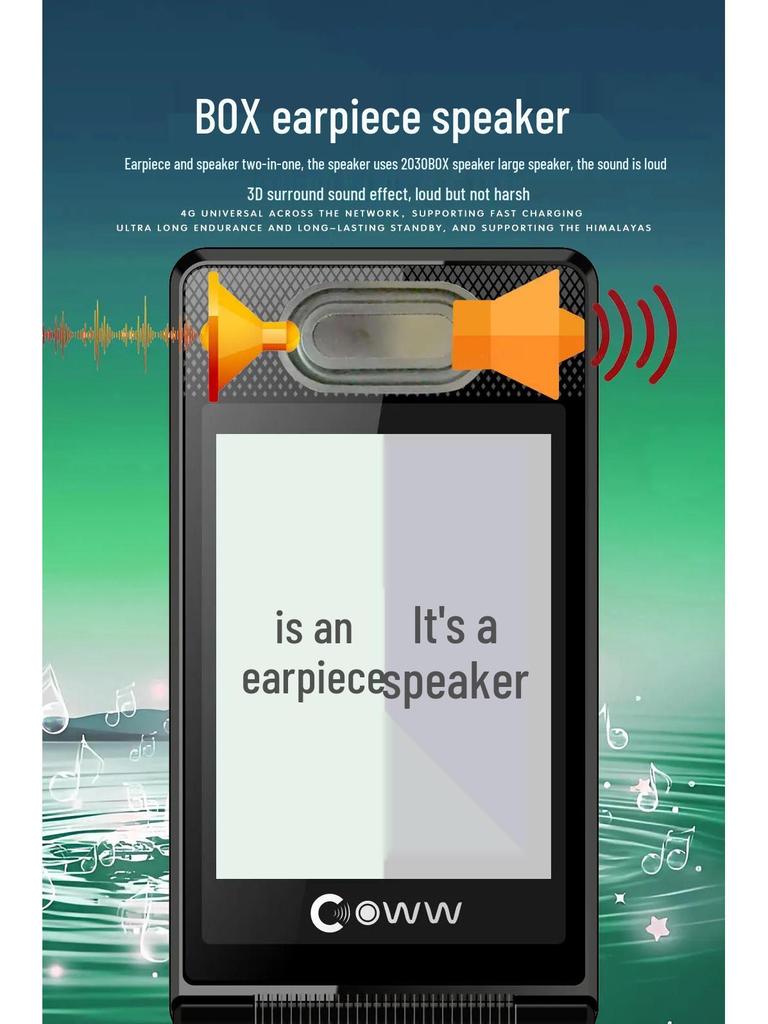 Affordable Senior Flip Phone: 4G, 2.6" Screen, Large Battery, Loud Speaker, Long Standby